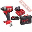 Аккумуляторный импульсный ударный шуруповерт MILWAUKEE M18 CID-202C FUEL