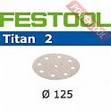 Шлифовальный круг FESTOOL Titan 2 STF D125/90 P320 TI2/100