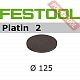 Шлифовальный круг FESTOOL Platin 2 STF D125/0 S4000 PL2/15