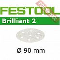 Шлифовальные круги FESTOOL Brilliant 2 STF D90/6 P120 BR2/100