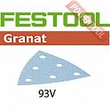 Шлифовальный лист FESTOOL Granat STF V93/6 P100 GR/100