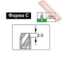 Метчик машинный для глухих отверстий по металлу HSS-Co M5х0,8 DIN371 D.BOR Spiral TCT-422-050-080