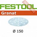 Шлифовальный круг FESTOOL Granat STF D150/16 P60 GR/10