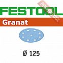 Шлифовальный круг FESTOOL Granat STF D125/90 P180 GR/100