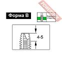 Метчик машинный для сквозных отверстий по металлу HSS-Co M8х1,25 DIN371 D.BOR TCT-402-080-125
