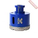 Коронка алмазная по керамограниту 55х40 мм хвостовик M14 KEOS Pro DC55M14