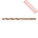 Сверло спиральное по металлу HSSE-Co5 4,9х52 мм цилиндрический хвостовик 10 шт LENZ LZST-01049