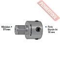 Переходник адаптер для корончатых сверл Weldon 19 на Fein QuickIN Plus 18 KARNASCH 20.1385