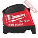 Рулетка измерительная 8 м 35 мм с метрической и футовой шкалой MILWAUKEE Premium Wide Blade Gen II 8 м