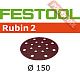 Шлифовальный круг FESTOOL Rubin 2 STF D150/16 P120 RU2/50