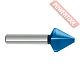 Зенковка по металлу HSS-XE Blue-Tec 60 градусов 16 мм цилиндрический хвостовик LENZ LZSK-80160 F